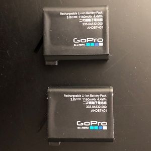 TWO GoPro Hero4 Batteries